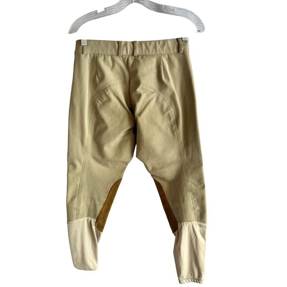 Ovation Beige Equestrian Riding Breeches Size 28L 56e - Picture 2 of 9